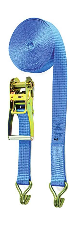 Loop lashing ( belly wrapping ) is particularly useful in securing bundled steel products. A 2-tonne lashing capacity webbing strap will be denoted by LC 2000daN.