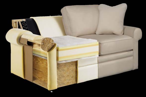 For added comfort and optimal firmness they come standard with ComfortCore cushions and custom details that can help you