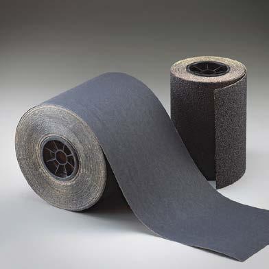 SANDING ROLLS Floor sanding rolls are used for larger jobs such as the main portion of the floor. A pre-cut roll cover is cut to spec and mechanically applied to a rubber drum.