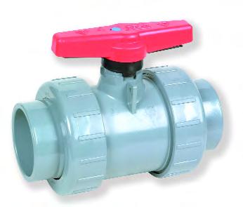 Spears True Union 2000 Industrial Vented Ball Valve Description: In-line double union ball valve Maximum Fluid Pressure at 20 C: All sizes 1 /2 to 2-16 bar; sizes 2 1 /2 to 4-10 bar; all sizes