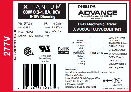 Output Voltage [V] Electrical Specifications Label Operating window 90 80