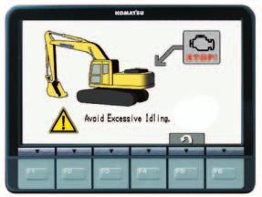 To achieve both high levels of productivity and economical performance, Komatsu has developed the main components with a