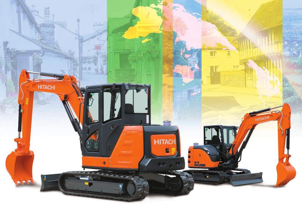 Trustworthy and User-Friendly New Compact Excavators The new series of Hitachi compact excavators has evolved even more.