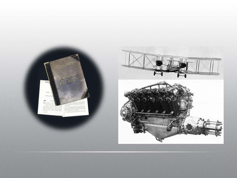 The Eagle, the first aero engine Royce s detailed notes that depicted his engineering approach to the development of