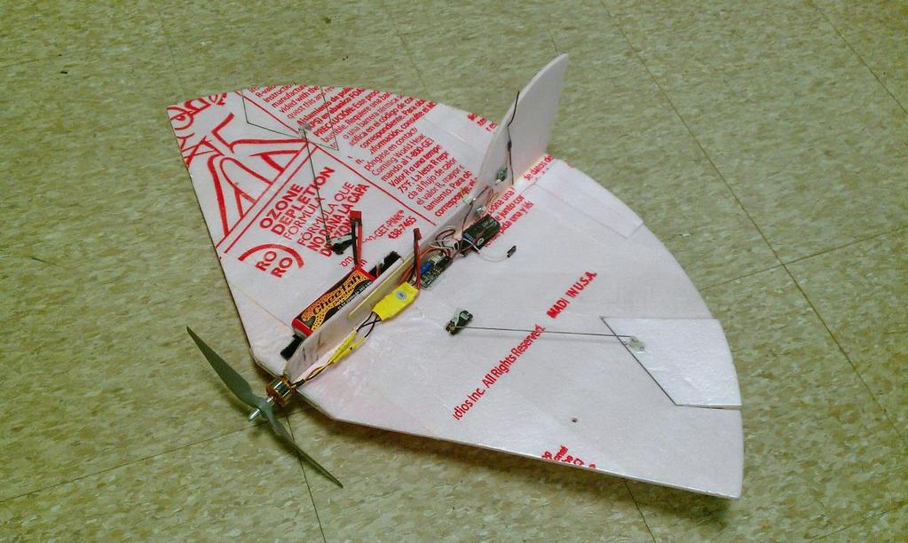 Figure 16: Test plane 3:1 scale of the 40mm model 4. Performance 4.1 Range and Endurance For this project the prototype endurance requirements are 10-15 minutes and the range is 8-16 kilometers.