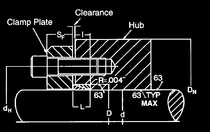 8 Locking Elements TM GSA Specifications Spacer Sleeve Hub Fig.