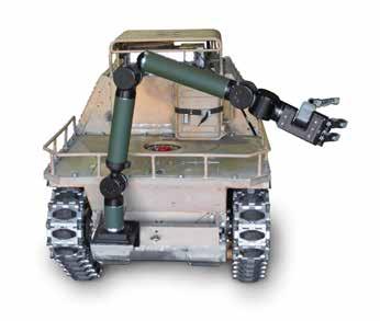 The Adroit manipulator s dexterous hand can pick up and use almost any hand tool used by Combat Engineers. Manipulator Arms.