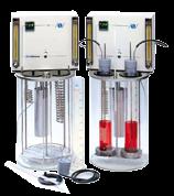With 2 heat resistant glass jars (with temperature controller), 2 flowmeters, 2 cylinders (100 ml), immersion heater, stirring system air delivery