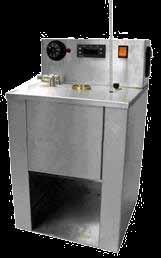 Manual viscosity bath as per ASTM D 445 3 nvb classic (p/n 23207) Viscosity bath, conform ASTM D445, with a temperature range from ambient to +230 C.
