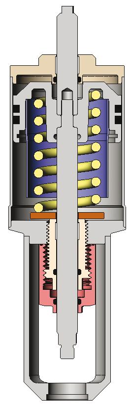 CONFIGURATIONS AND THEORY OF OPERATION Over-Pressure Protection on a Positive-Displacement Pump using the Adjustable-Spring Actuator For Free-draining, minimal dead-leg relief piping, use the WR63