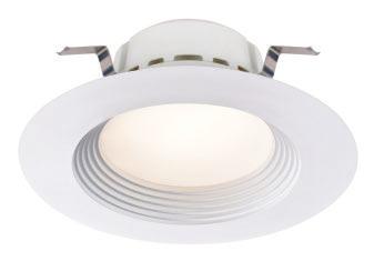Downlighting Retrofit downlight 4" and 5/6" round aperture Philips LED Retrofit downlight provides a quick and easy recessed lighting solution without the traditional frame and reflector.
