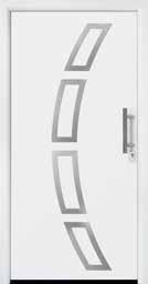 The embellishments are available for Thermo65 and Thermo46 door versions and for all door colours or