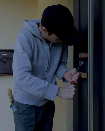 6 7 Break-in-resistant locking Safe glazing For you and your family, being able to rest easy in your own home is