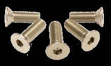 Stainless steel flat head cap screw for