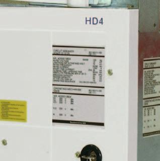 Service safety Thanks to the availability of a complete range of mechanical and electrical locks (on request), safe distribution switchgear can be constructed using HD4 circuit-breakers.