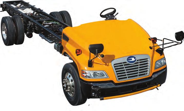 Maintenance-Free Huck-Spin Fasteners Best-In-Class Turning Radius Exclusive Purpose-Built Chassis Blue Bird s