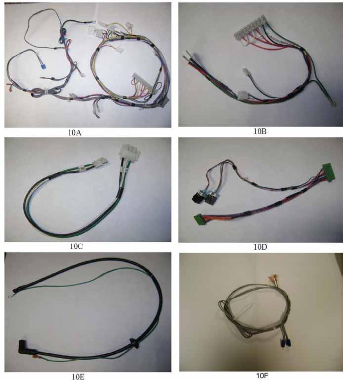 Wiring Harnesses --- Complete Wiring Harness (includes 10A, 10B, 10C & 10D) 102701-02 10A Main (Low Voltage) Harness 103009-02 10B High Voltage Harness 103010-02 10C