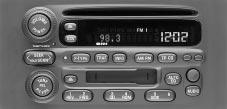 AM-FM Stereo with Cassette Tape and Compact Disc Player with Programmable Equalization and Radio Data System (RDS) Standard radio--bose not shown Playing the Radio VOLUME POWER: Press this control to