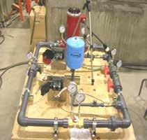 21 Pump Test Arrangement Measurements: Input voltage and currents