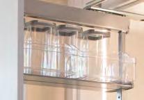 The DISPENSA Pantry provides a clear view of contents stored in the back corners of your cabinet.
