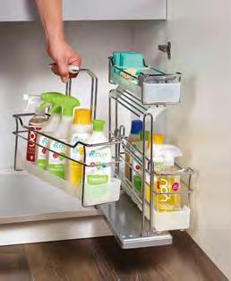 practical! The pull-out makes a service station out of your cleaning supplies.