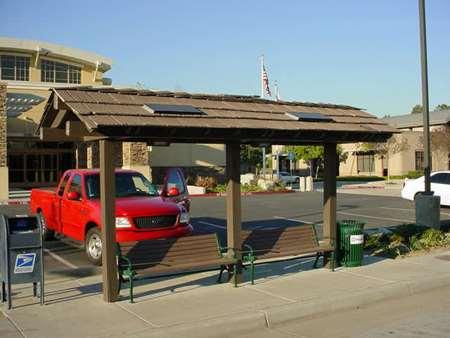 Solar Bus Stop Lighting Benefits Solar lights that are in production for commercial applications such as bus stop and bus shelters have a higher up front cost, but they will pay for themselves