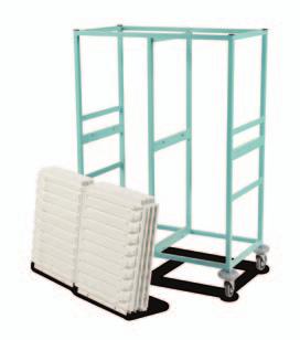 Caretray Trolleys Caretray Trolleys - High Level, Double Column Other Frame Colours Available rocedure Trolleys & Carts 13 High level double column procedure trolley One piece welded frame (requires