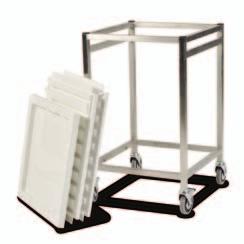 02 rocedure Trolleys & Carts Steam Cleaning Compatible Caretray Trolleys Caretray Trolleys - Low Level, Single Column, Easy Clean See age 200 For Low level single column easy clean procedure trolley,