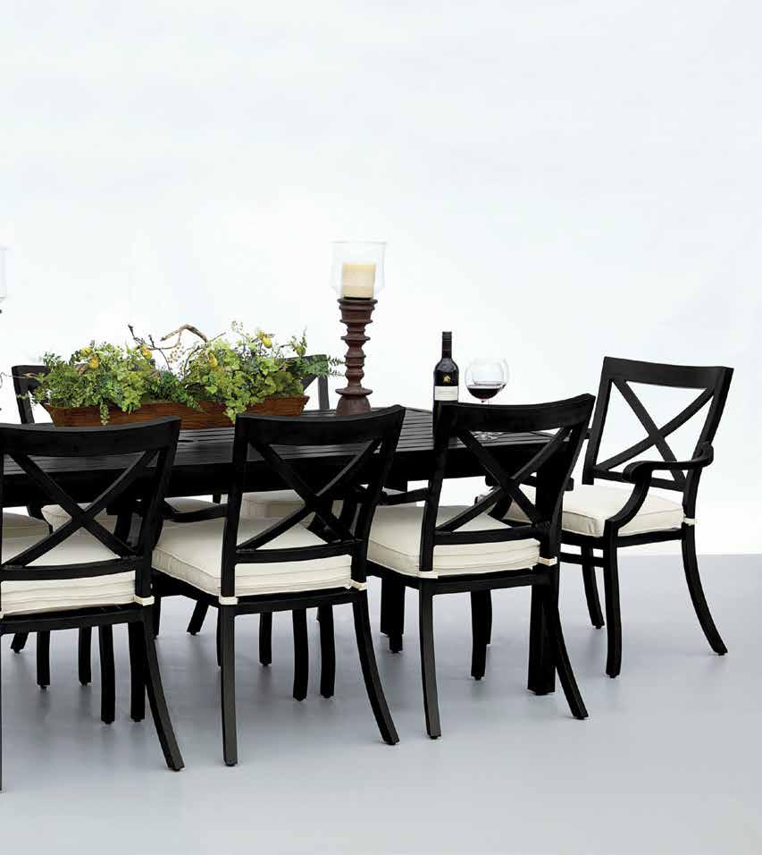 II Ancient Earth SHOWN: TERRAZZA ARM & SIDE CHAIRS