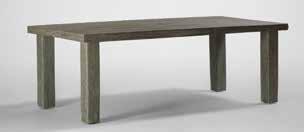 FAUX WOOD RECTANGULAR DINING TABLE