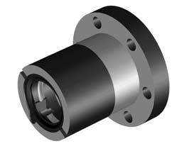 Screw Drives Ball Screw Drives KGT Flanged ball nuts KGF-N according to THOMSON NEFF standard Form E Form S Hole pattern 3 THOMSON NEFF standard Ball Screw Drives KGT Material: 1.7131 (ESP65) / 1.