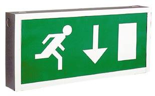 SECTION 10: page 7 1 0 : L U M E N E X E M E R G E N C Y L I G H T I N G Rectangular 8W Exit Sign Rectangular Exit Sign Cost effective lighting solution for interior applications Suitable for