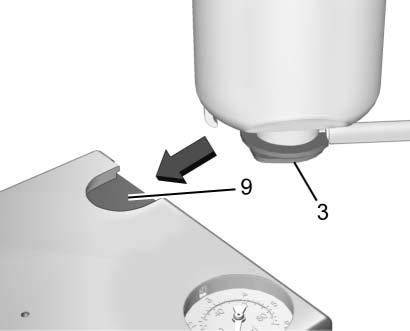 4. Attach the air only hose (11) to the sealant canister inlet valve (4) by turning it clockwise until tight. 5.