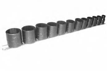 Hand Tools Hand Tools (Inch) 1057583 214-6490 Socket Set, 9 Piece, 3/8 inch Drive Warranty: See individual part number 1 Comes with insert for removing spark plugs 1057608 271-4600 Impact Socket Set,