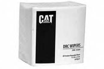 Personal Safety Towels and Wiper Products 1070585 DRC Quarter-Fold Wipers Highly absorbent material cleans up oil, grease, water, and other messy fluids Strong and abrasion-resistant resists tearing