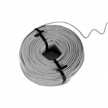 Miscellaneous Black Wire Black annealed mechanics tie wire Soft and pliable makes a perfect tie every time Personal Safety 1071059 Part Number Size Material Qty.
