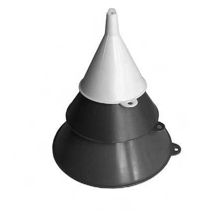 Disposal and Storage Products for Hazardous Material Funnel Kit Warranty: Manufacturer s Includes: - one 1-pint funnel - two 1-quart funnels 1071282 Part Number Description 268-5809 Funnel Kit Funnel