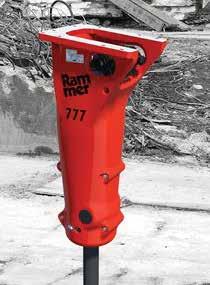 2 onne Hydraulic reaker E C -012 Rammer BR333 Class Leading Power to Weight Ratio,