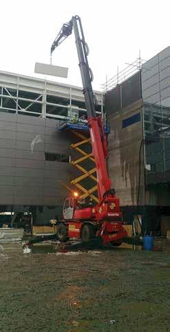 ower and recision emote control 360 degrees rotation continuous 21m Roto Telescopic Handler FLTTR021 5,850mm 2,314mm MRT2150P+ 2,960mm CAPACITY 5 Ton Height and slew restriction.