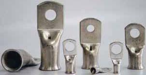 CU LUGS W S I O L B CU ONE HOLE FLARED LUGS Aftec copper flared lugs are manufactured from high conductivity seamless copper tubing.