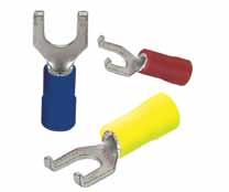 TERMINALS FLANGED FORK TERMINALS Aftec Flanged Fork terminals are designed to offer maximum efficiency in heavy duty applications and to meet the increasing demands for improved safety and