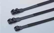 CABLE TIES NYLON DOUBLE LOCKING TIES Aftec Double Locking cable tie offers better tensile as compared to standard ties and serrations on the outside of tie element the risk of damaging cables.
