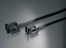 CABLE TIES RELEASABLE STAINLESS STEEL POLYESTER COATED CABLE TIES Aftec Releasable Stainless Steel Polyester coated cable ties are designed for quick fastening and unfastening for reuse.