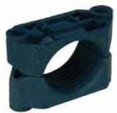 CLEATS A B C D E DOUBLE BOLT CLEAT Aftec double bolt cleat are two piece fixing cleat and also can be double stacked on one fixing. Its a fast, convenient way of cable installation.