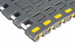Rexnord HP 7956NT MatTop Chain Cleaning and maintenance can be accomplished easier with the 7956NT MatTop Chain.