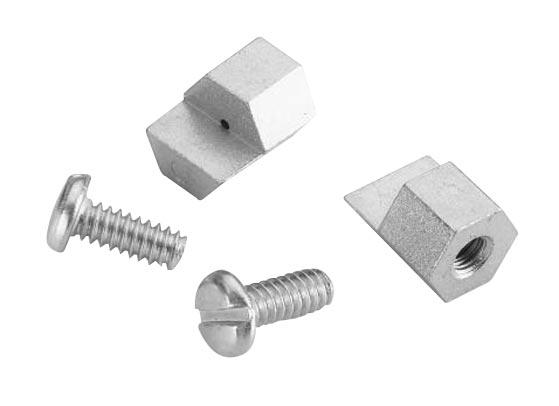 Polarizing Posts Corner Mounting* for DL/2/3, DLM6 Kit contains 2 posts and 2 No. 4-40x9/32 pan head screws. Order kit per connector.