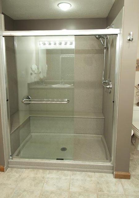 60 x 32 Low Profile Shower Base Accessories: Liberty Recessed