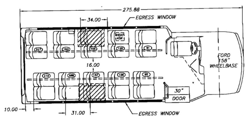 22-ft, SBN PT XX-06 Item 2*(CDL Required) Vehicle Order Type 11: Medium Cutaway-22-ft, SBN: PT