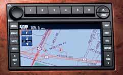 NEW Navigation System Features easily accessible map and menu buttons, a big 6.5" color LCD screen, and handy Valet Mode.