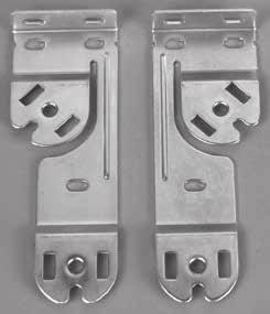 bracket. There are two styles of brackets: please specify if the shades will be a vertical or horizontal mount, to ensure the correct brackets are shipped with your order.